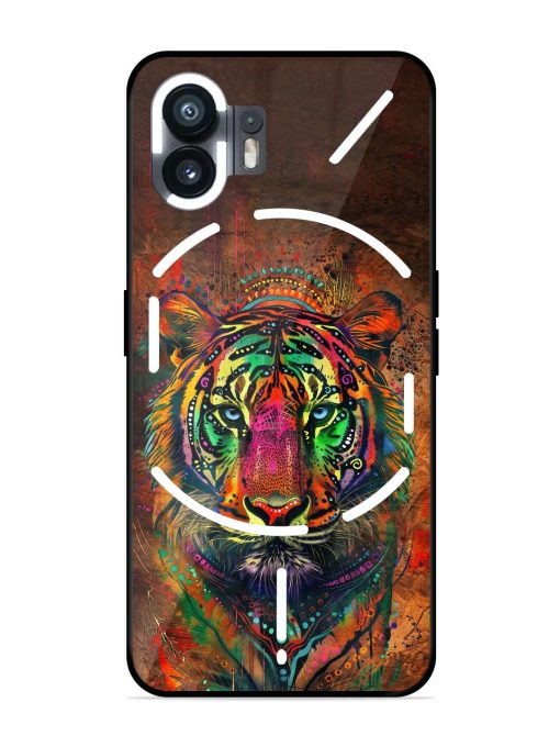 Cosmic Tiger Glossy Soft Edge Case for Nothing Phone 2 Chachhi