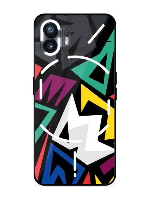 Chaotic Geometry Glossy Soft Edge Case for Nothing Phone 2 Chachhi