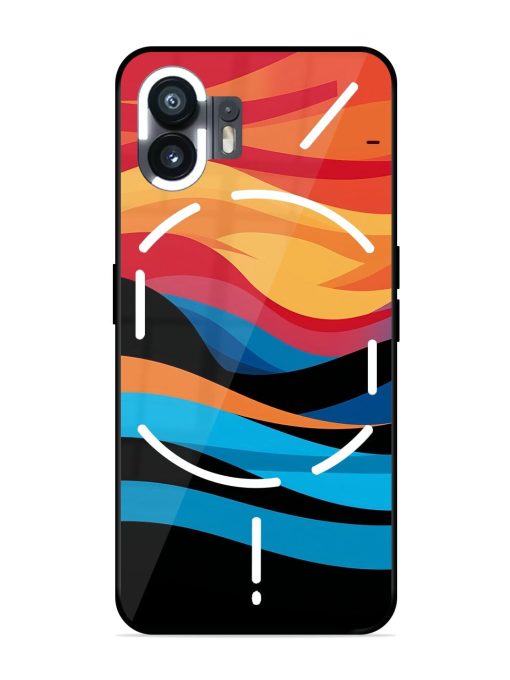 Blazing Currents Glossy Soft Edge Case for Nothing Phone 2 Chachhi