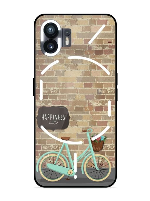 Pedaling Towards Happiness Glossy Soft Edge Case for Nothing Phone 2 Chachhi