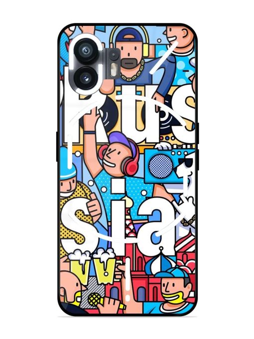 Russian Vibes Glossy Soft Edge Case for Nothing Phone 2 Chachhi