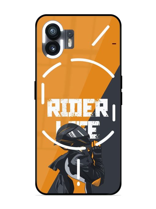 Ride Never Ends Glossy Soft Edge Case for Nothing Phone 2 Chachhi