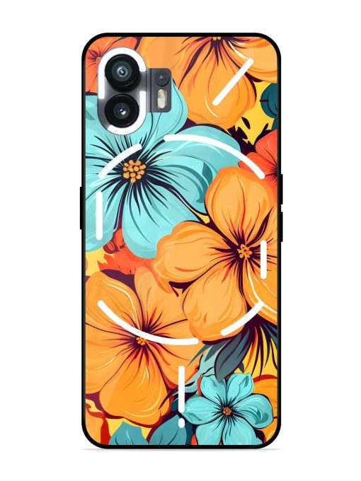 Tropical Bloom Glossy Soft Edge Case for Nothing Phone 2 Chachhi