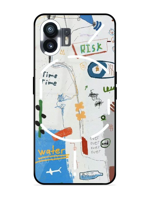 Mind Map Madness Glossy Soft Edge Case for Nothing Phone 2 Chachhi