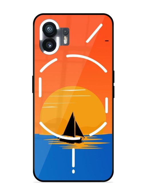 Sunset Sail Glossy Soft Edge Case for Nothing Phone 2