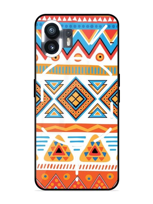 Vibrant Tribal Pattern Glossy Soft Edge Case for Nothing Phone 2 Chachhi