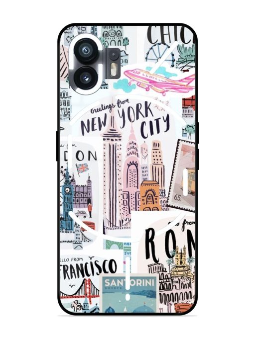 Travelogue Glossy Soft Edge Case for Nothing Phone 2
