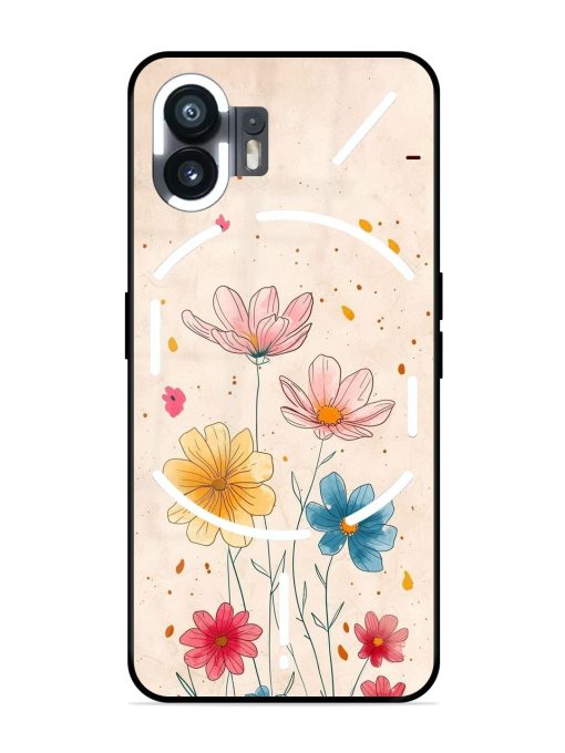 Delicate Bloom Glossy Soft Edge Case for Nothing Phone 2 Chachhi