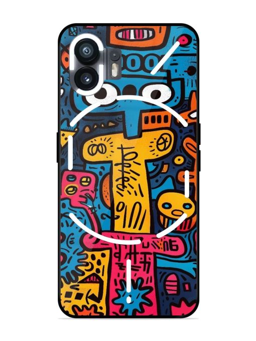 Doodletopia Glossy Soft Edge Case for Nothing Phone 2 Chachhi