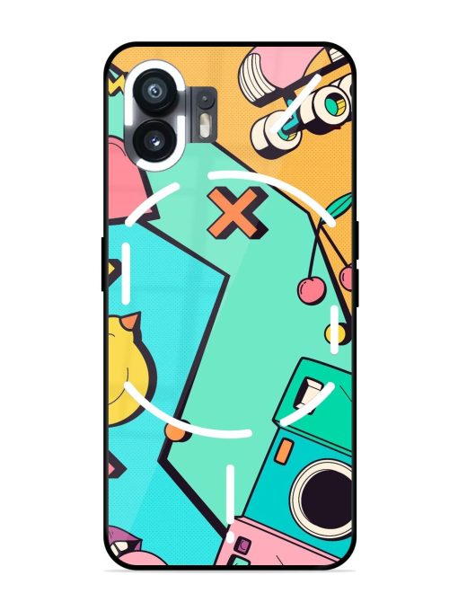 Retro Remix Glossy Soft Edge Case for Nothing Phone 2 Chachhi