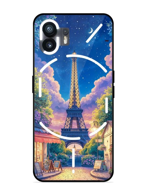 Twilight In Paris Glossy Soft Edge Case for Nothing Phone 2 Chachhi