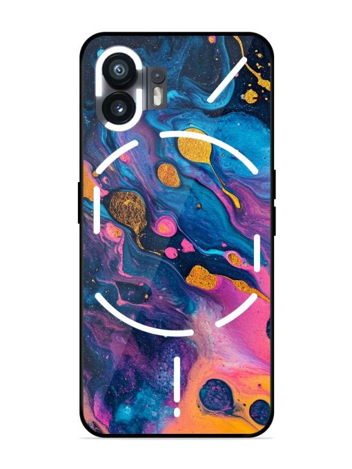 Cosmic Swirl Glossy Soft Edge Case for Nothing Phone 2 Chachhi