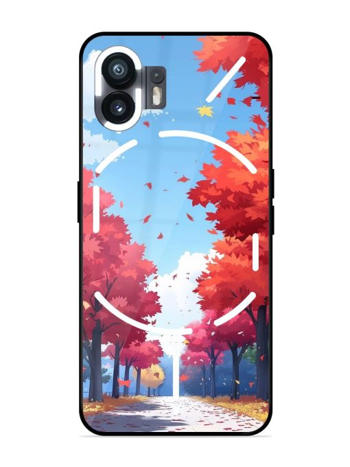 Autumn'S Embrace Glossy Soft Edge Case for Nothing Phone 2 Chachhi