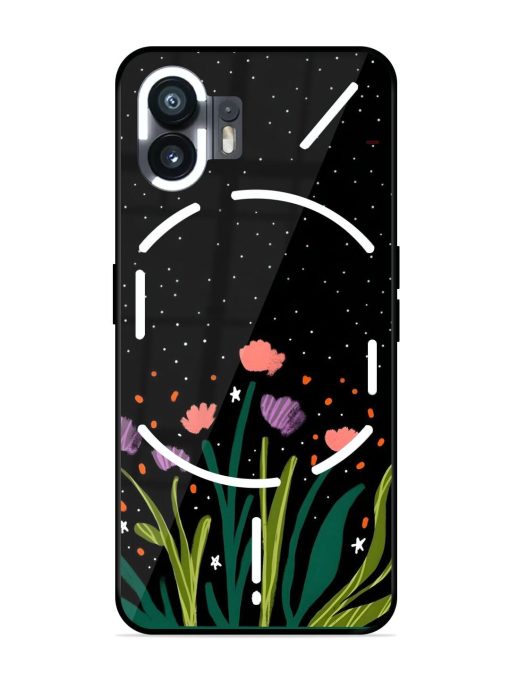 Midnight Bloom Glossy Soft Edge Case for Nothing Phone 2 Chachhi