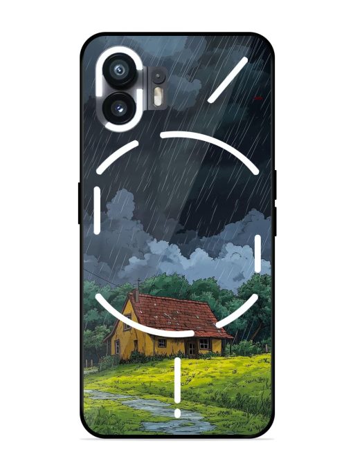 Rainy Day Retreat Glossy Soft Edge Case for Nothing Phone 2