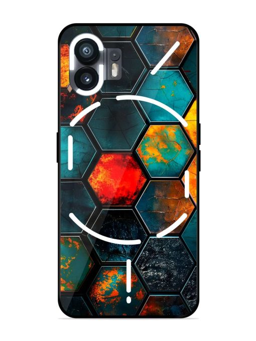 Hexagon Hive Glossy Soft Edge Case for Nothing Phone 2 Chachhi