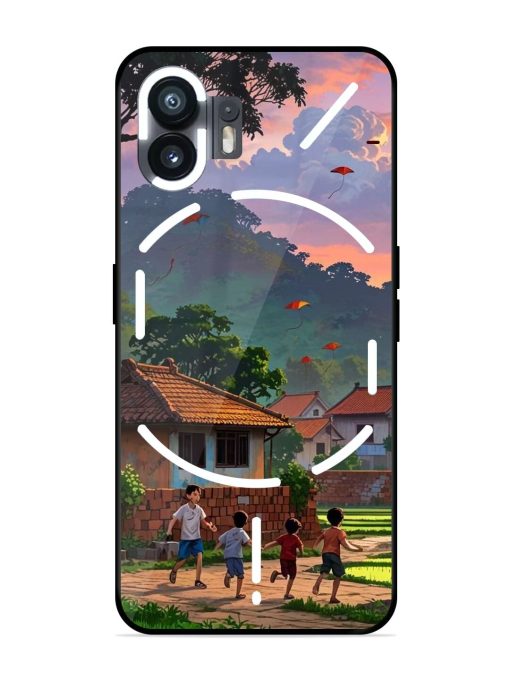 Sunset Play Glossy Soft Edge Case for Nothing Phone 2 Chachhi