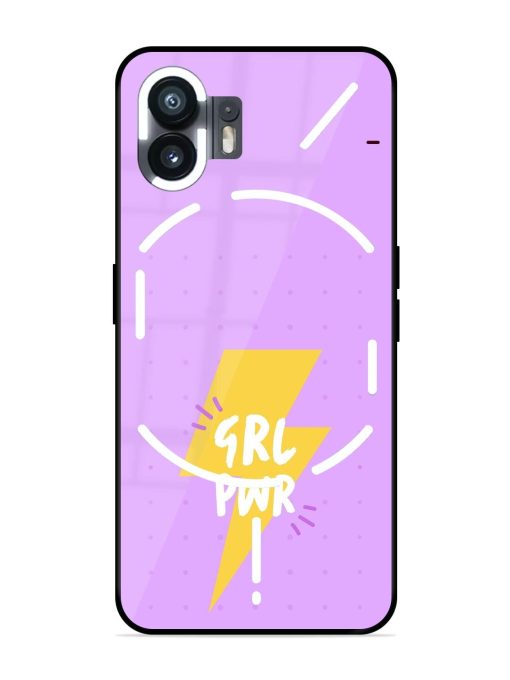 Girl Power Spark Glossy Soft Edge Case for Nothing Phone 2 Chachhi