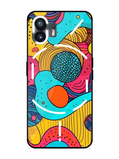 Psychedelic Patterns Glossy Soft Edge Case for Nothing Phone 2 Chachhi