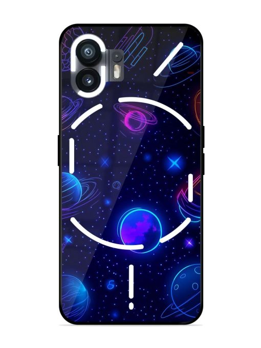 Neon Cosmos Glossy Soft Edge Case for Nothing Phone 2 Chachhi