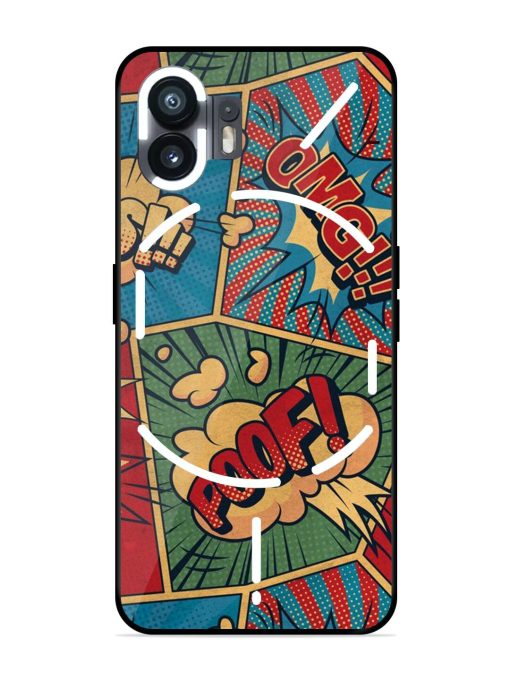 Comic Book Chaos Glossy Soft Edge Case for Nothing Phone 2 Chachhi