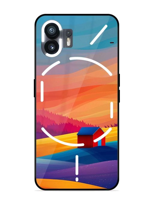 Sunset Solitude Glossy Soft Edge Case for Nothing Phone 2
