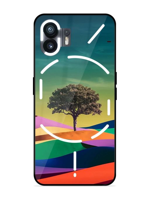 Rainbow'S Lone Sentinel Glossy Soft Edge Case for Nothing Phone 2 Chachhi