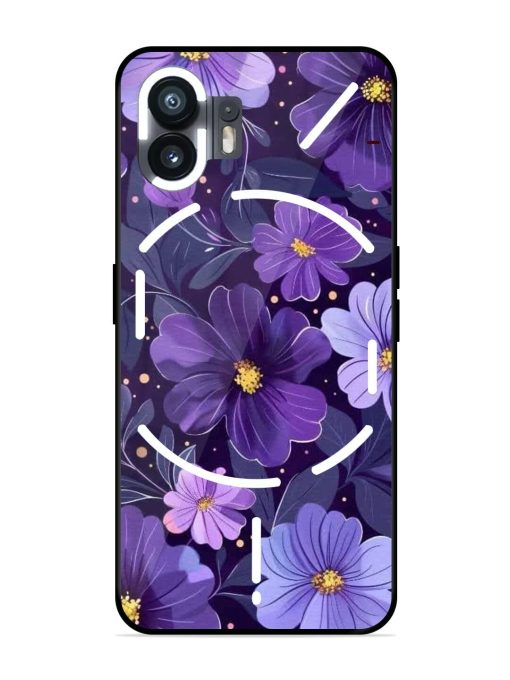 Purple Paradise Glossy Soft Edge Case for Nothing Phone 2 Chachhi