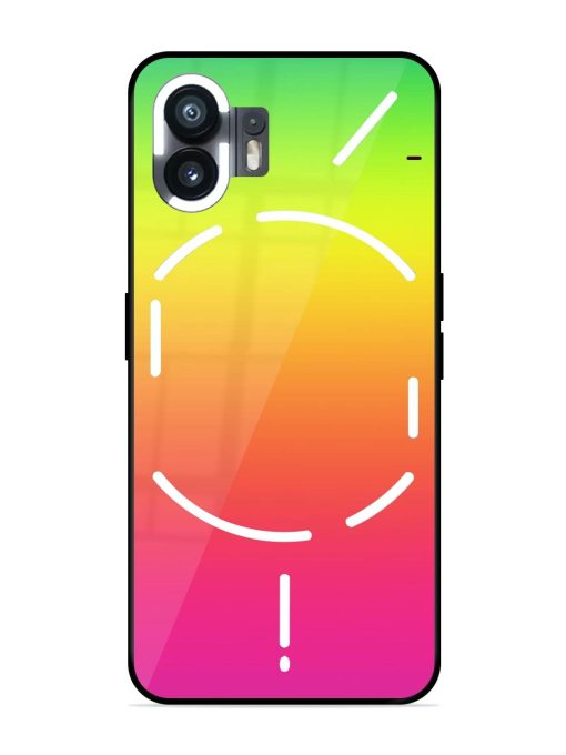 Rainbow Gradient Glossy Soft Edge Case for Nothing Phone 2 Chachhi