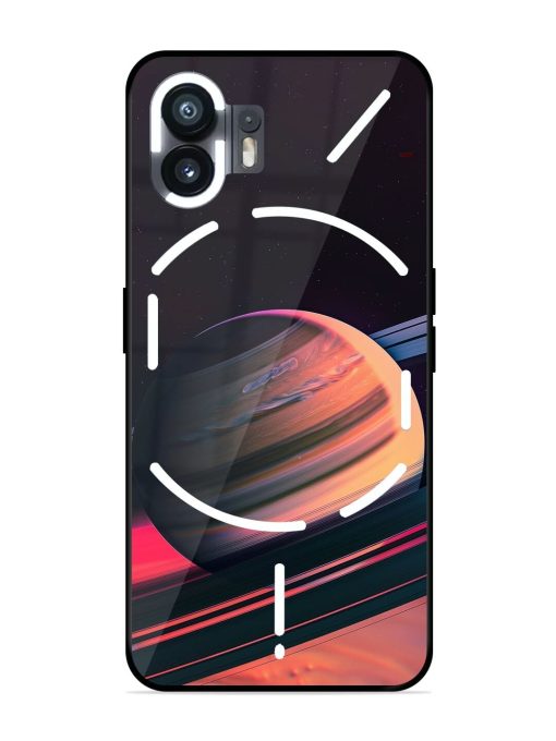 Neon Saturn Glossy Soft Edge Case for Nothing Phone 2 Chachhi