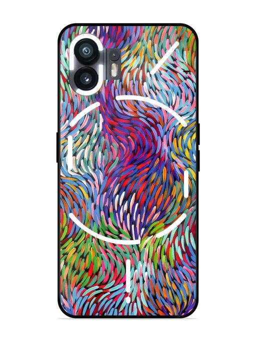 Vibrant Waves Glossy Soft Edge Case for Nothing Phone 2 Chachhi