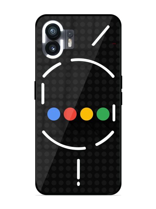 Google Dots Glossy Soft Edge Case for Nothing Phone 2 Chachhi