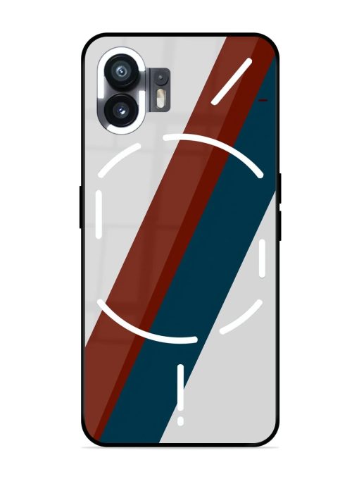 Slanted Stripes Glossy Soft Edge Case for Nothing Phone 2