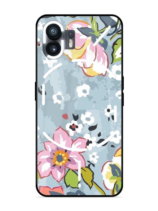 Floral Fantasy Glossy Soft Edge Case for Nothing Phone 2 Chachhi