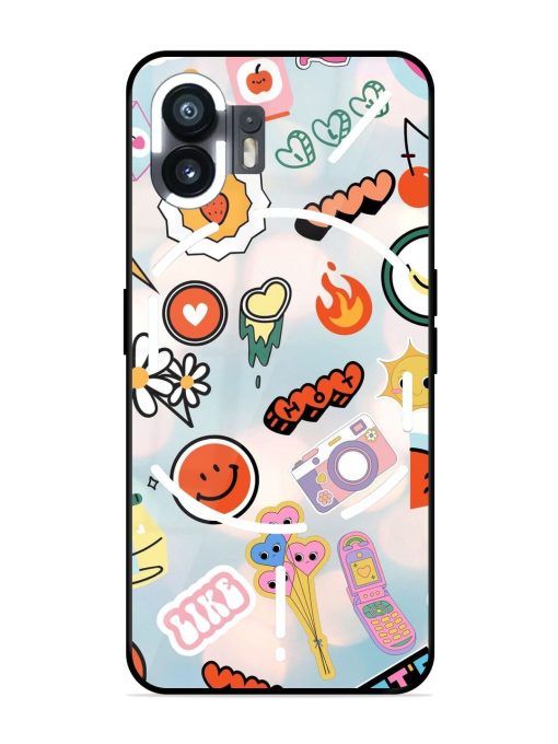 Cheerful Glossy Soft Edge Case for Nothing Phone 2 Chachhi