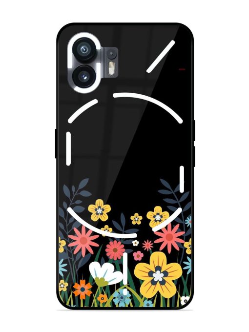 Floral Night Sky Glossy Soft Edge Case for Nothing Phone 2 Chachhi