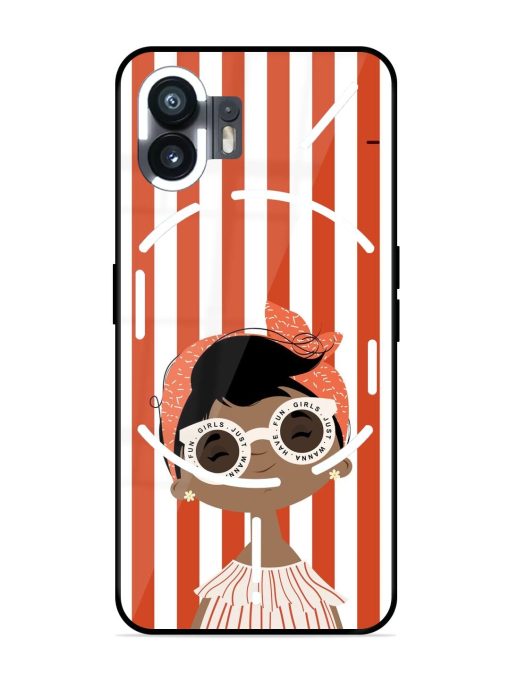 Girls Just Wanna Have Fun Glossy Soft Edge Case for Nothing Phone 2 Chachhi