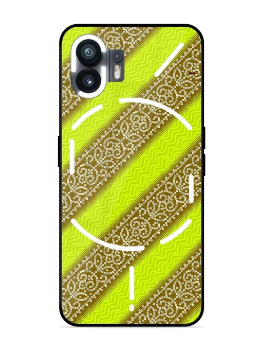 Golden Bandana Bliss Glossy Soft Edge Case for Nothing Phone 2 Chachhi