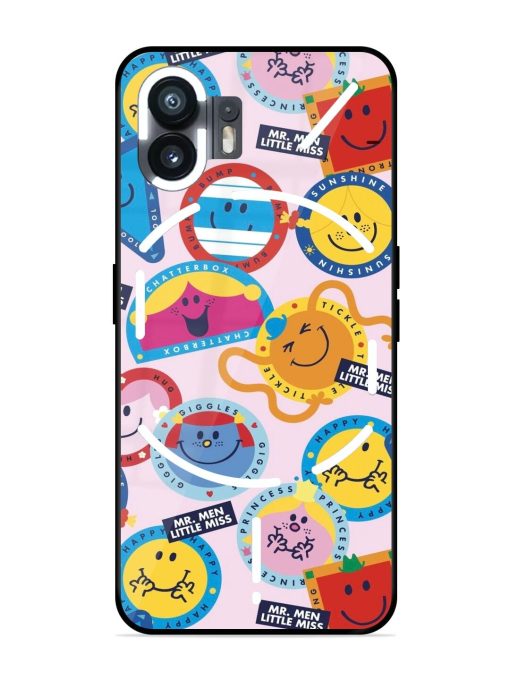 Whimsical Mr. Men & Little Miss Glossy Soft Edge Case for Nothing Phone 2 Chachhi