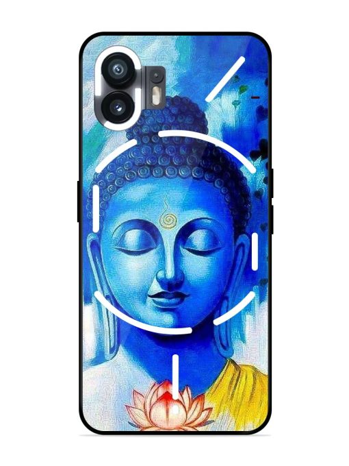 Serene Buddha With Lotus Glossy Soft Edge Case for Nothing Phone 2 Chachhi