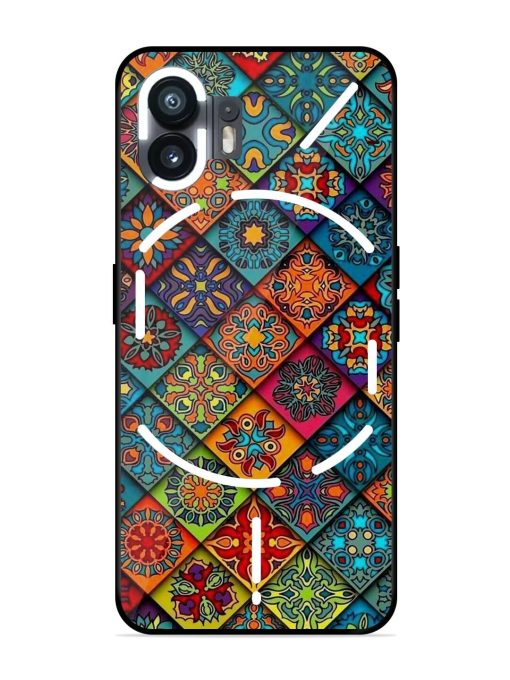 Patchwork Mandala Mosaic Glossy Soft Edge Case for Nothing Phone 2 Chachhi