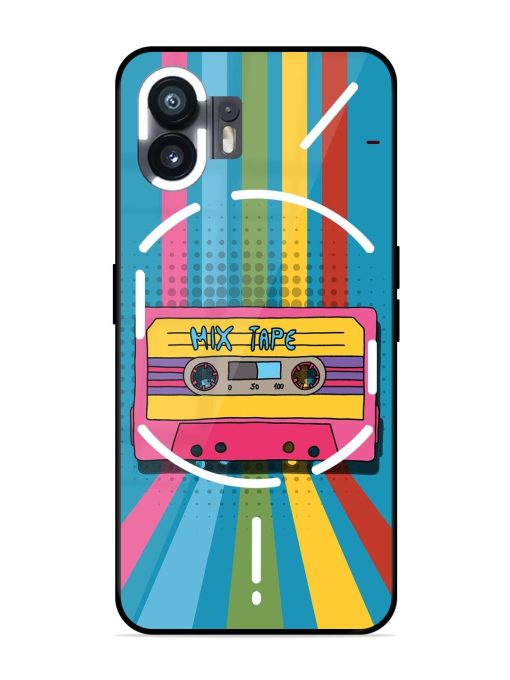 Retro Cassette Tapes Glossy Soft Edge Case for Nothing Phone 2 Chachhi