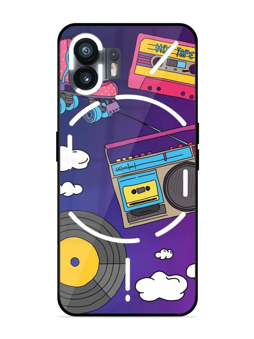 Retro Vibes Glossy Soft Edge Case for Nothing Phone 2 Chachhi