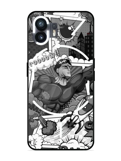 Comic Book Chaos Glossy Soft Edge Case for Nothing Phone 2