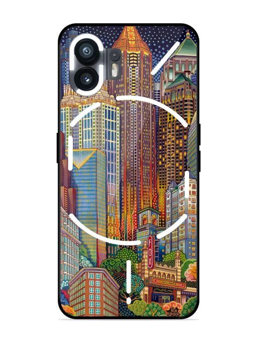 Neon Nightscape Glossy Soft Edge Case for Nothing Phone 2