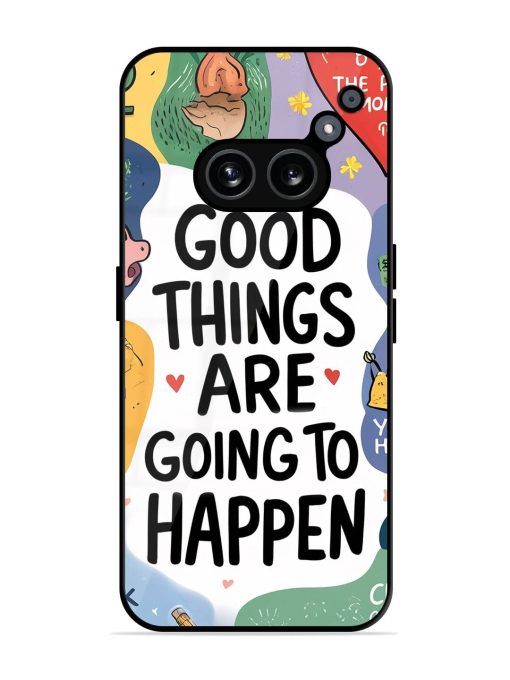 Uplifting Scribbles Glossy Soft Edge Case for Nothing Phone 2A Chachhi