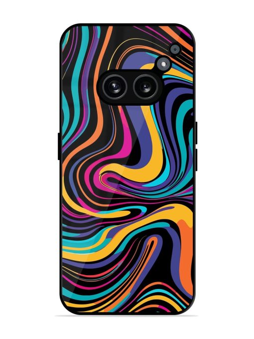 Psychedelic Swirl Glossy Soft Edge Case for Nothing Phone 2A Chachhi