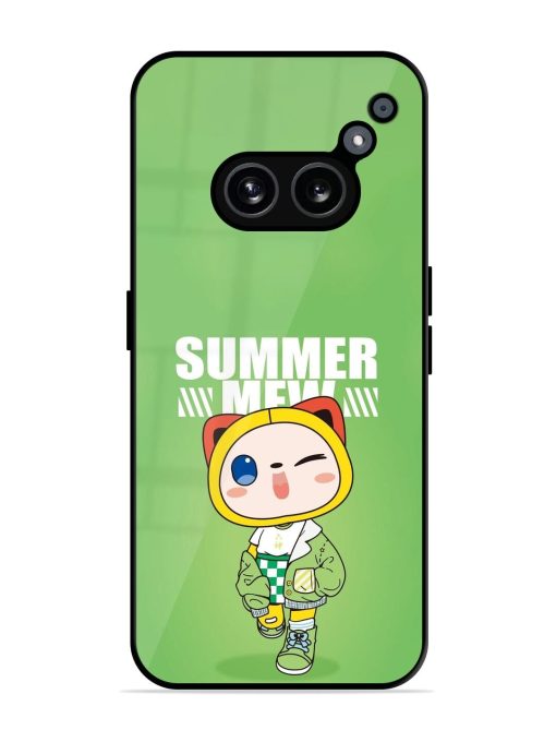 Purrfect Summer Glossy Soft Edge Case for Nothing Phone 2A Chachhi