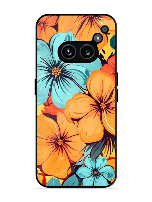 Tropical Bloom Glossy Soft Edge Case for Nothing Phone 2A