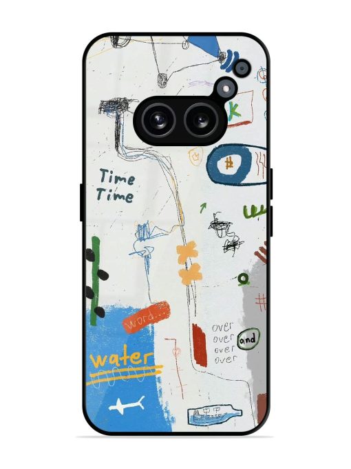 Mind Map Madness Glossy Soft Edge Case for Nothing Phone 2A Chachhi